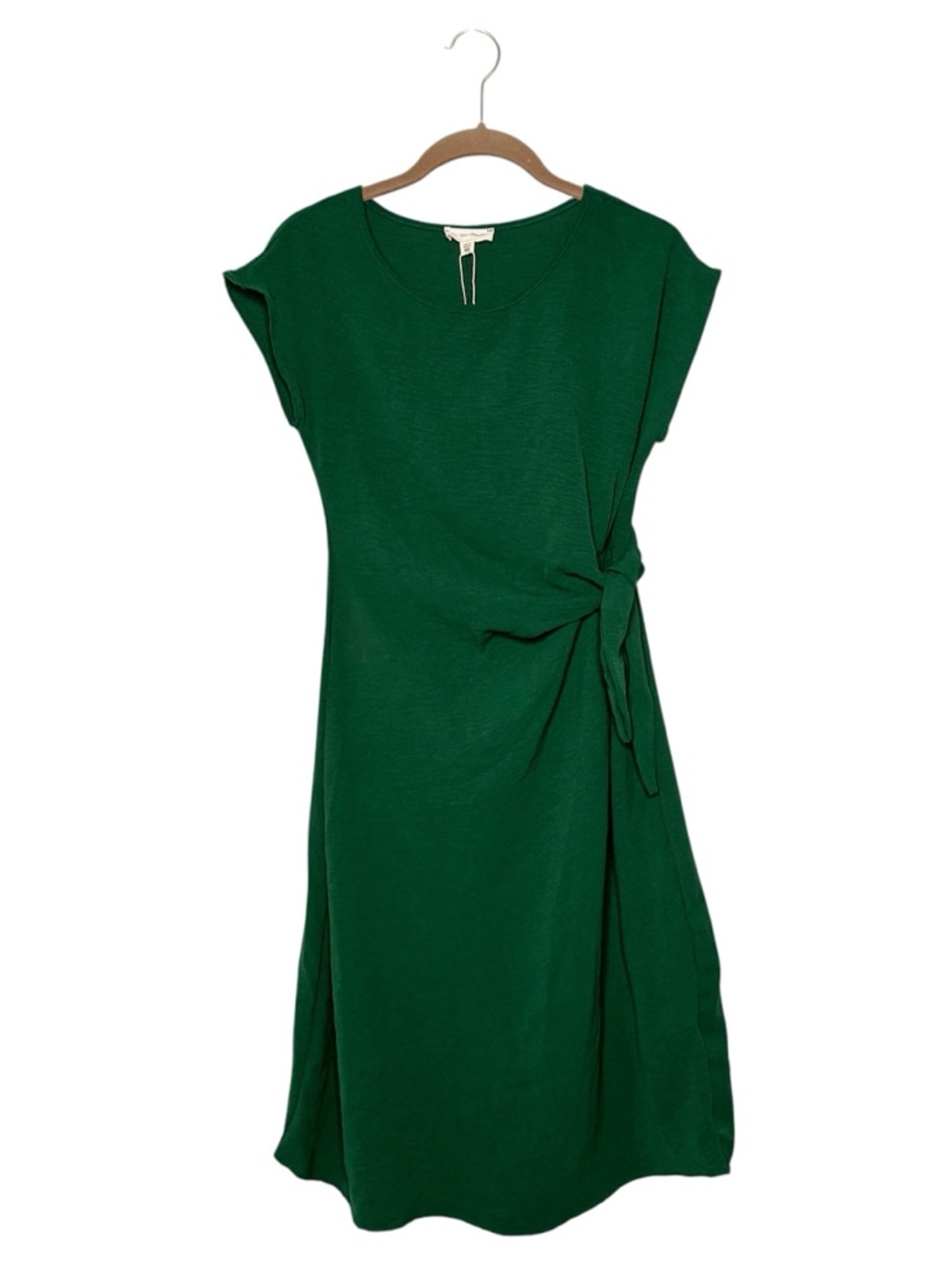 See You Monday Emerald Green Faux Wrap Dress Size XS NWT